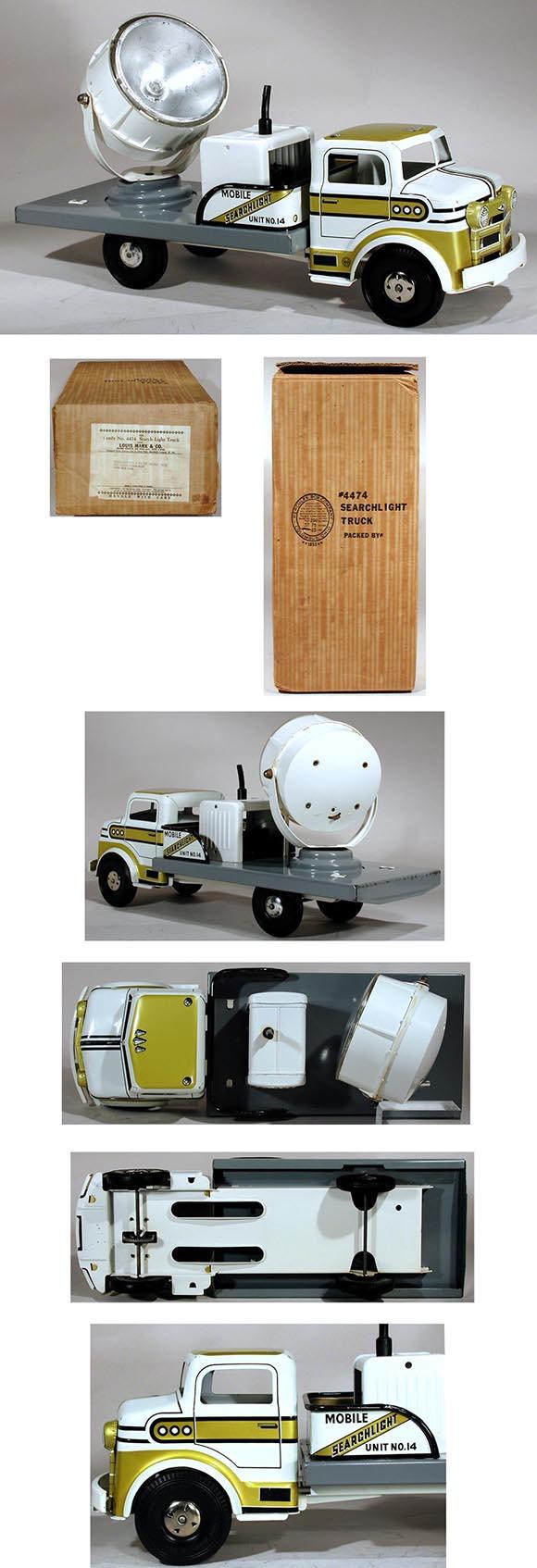 1955 Marx, No.4474 Mobile Searchlight Truck in Original Box